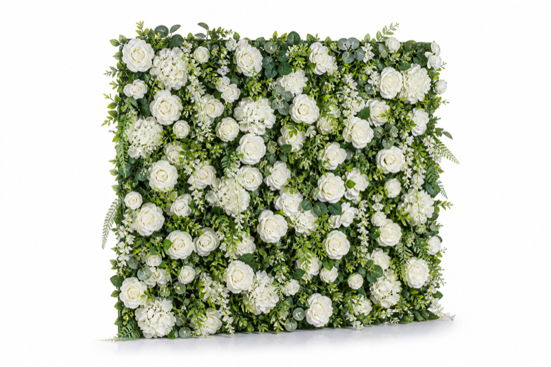 Wedding flower wall panel